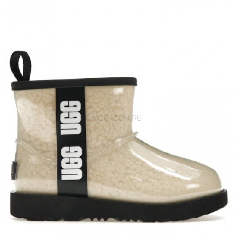UGG Kids Clear Classic Mini II White